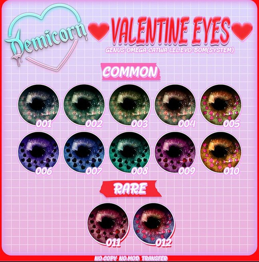 {Demicorn} Valentine Eyes - 11 RARE