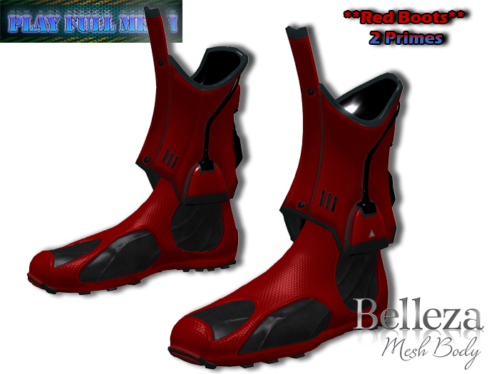 **Red Boots Belleza Jake**PlayFullMesh