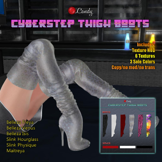 iCandy - Cyberstep Thigh Boots