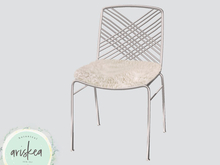 Ariskea[Brodie]  Office Chair & Fur-Silver