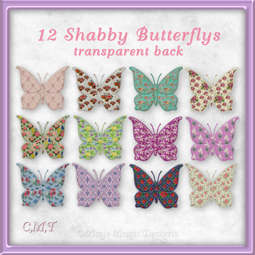 Butterflys Shabby