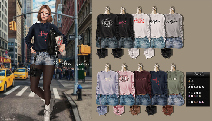=Zenith=Peighton Hoodie & Short (ALL)Maitreya/Legacy
