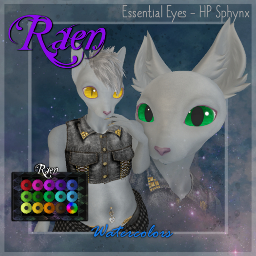 -HP Sphynx Applier- Essential Eyes (Watercolors)