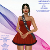 [L.T] Juliet Dress & Sash - Red v2  (ADD ME)
