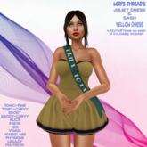 [L.T] Juliet Dress & Sash - Yellow v2  (ADD ME)