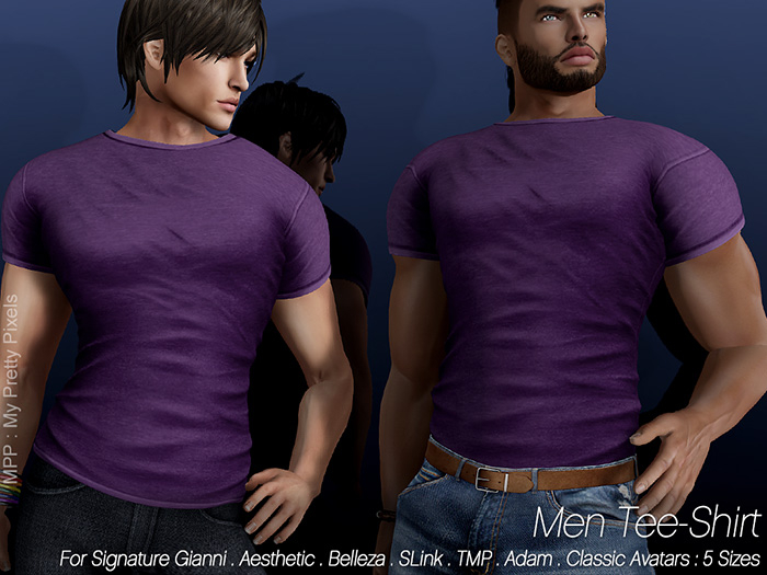 - MPP Mesh - Men Tee-Shirt - Purple