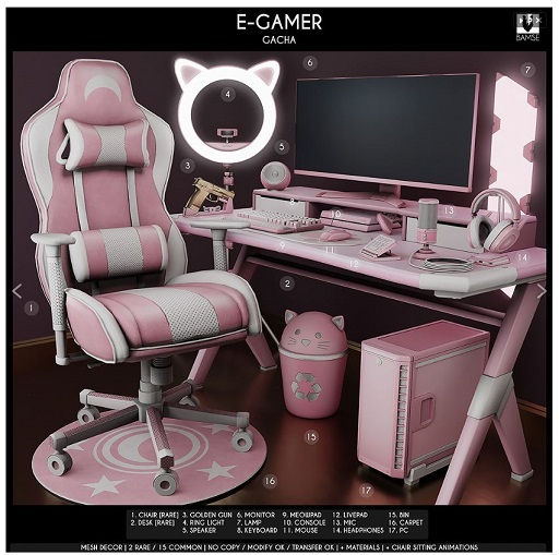 10. BAMSE : E-GAMER - Console