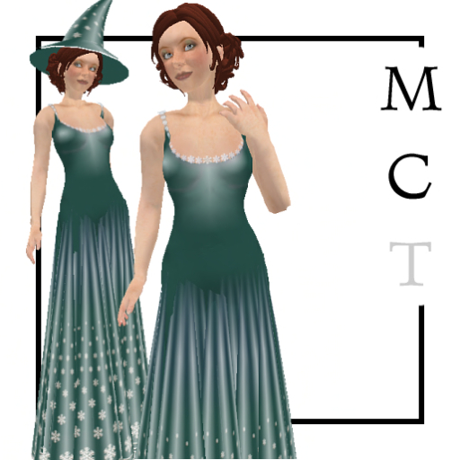 Snowcrystal gown green castle [by Pretty Magic]