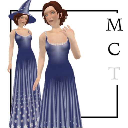 Snowcrystal gown blue castle [by Pretty Magic]