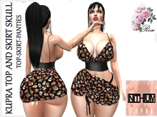 [ INITHIUM ] KUPRA TOP AND SKIRT SKULL