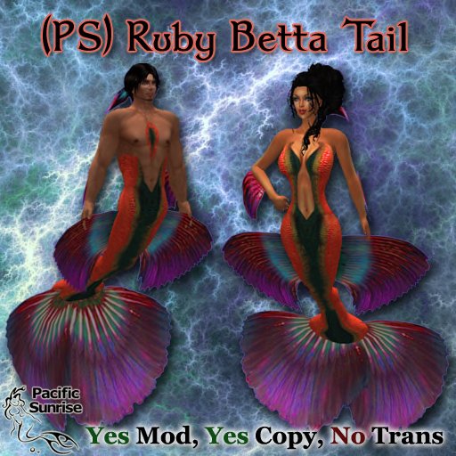 (PS) Ruby Betta Tail