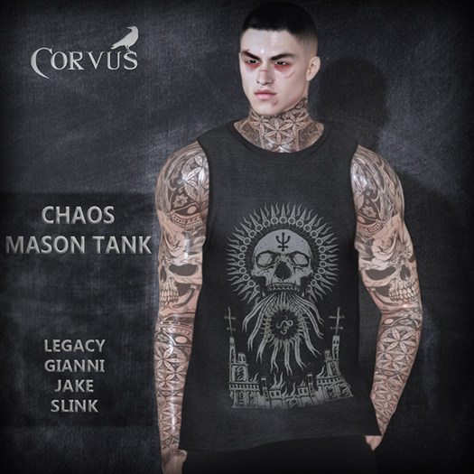 Corvus : Chaos Mason Tank Top
