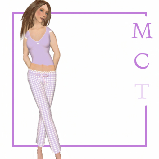 Vichy pyjamas pastel purple [by Finally]