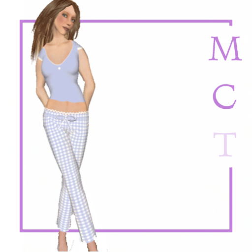 Vichy pyjamas pastel blue [by Finally]