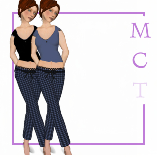 Blackvichy pyjamas blue [by Finally]