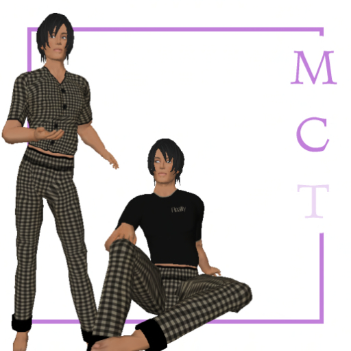 Blackvichy men's pyjamas stone [by Finally]