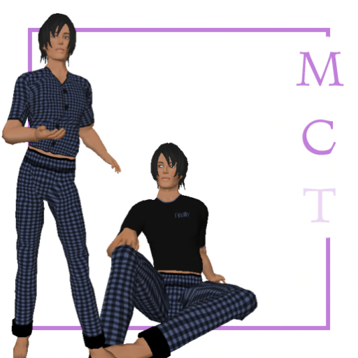 Blackvichy men's pyjamas blue [by Finally]