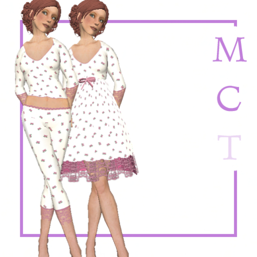 Springromance pj + baby doll pink [by Finally]