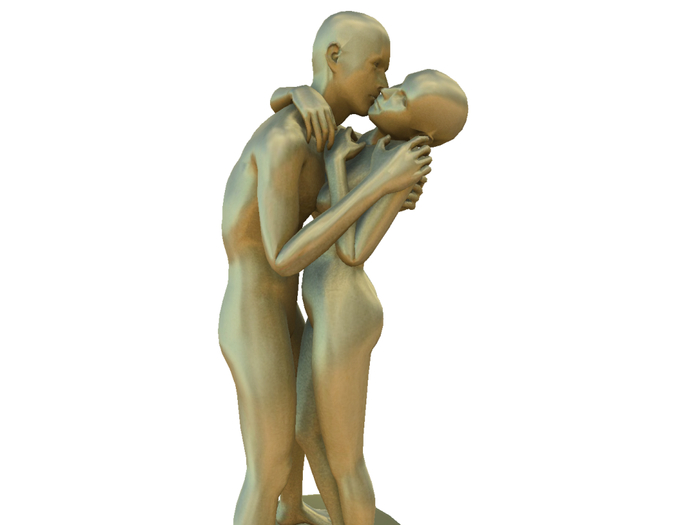 BOX BESO YVES  ORO M&T