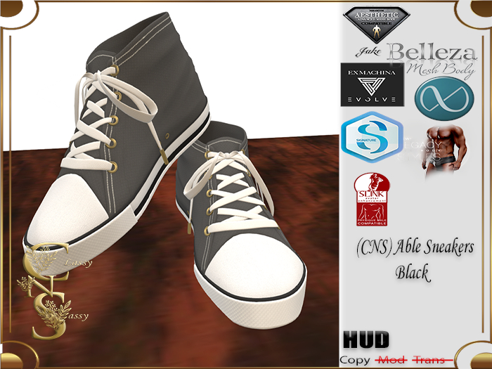 (CNS) Able Sneaker Black