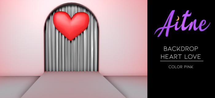 .Aitne. Backdrop heart love pink
