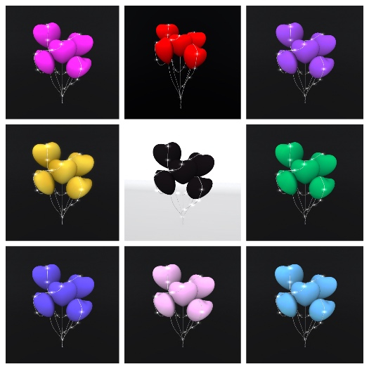 Heart Balloon with lights - FATPACK