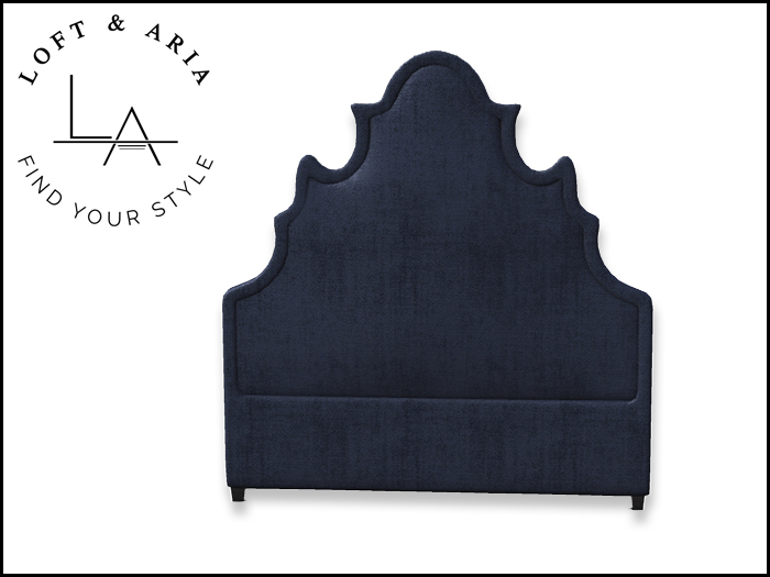 Loft & Aria - Augustine Headboard - Navy