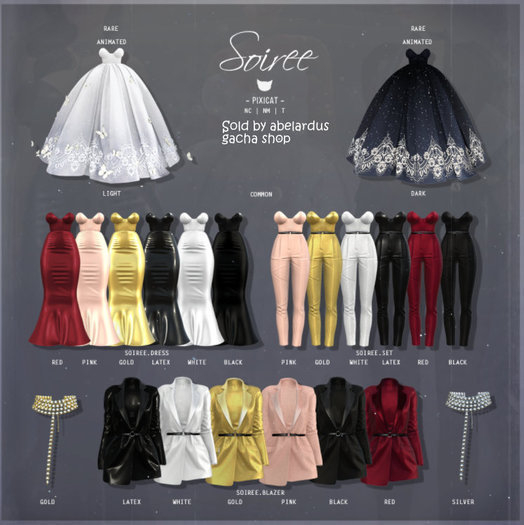 -Pixicat- Soiree.Blazer - Gold (Maitreya)
