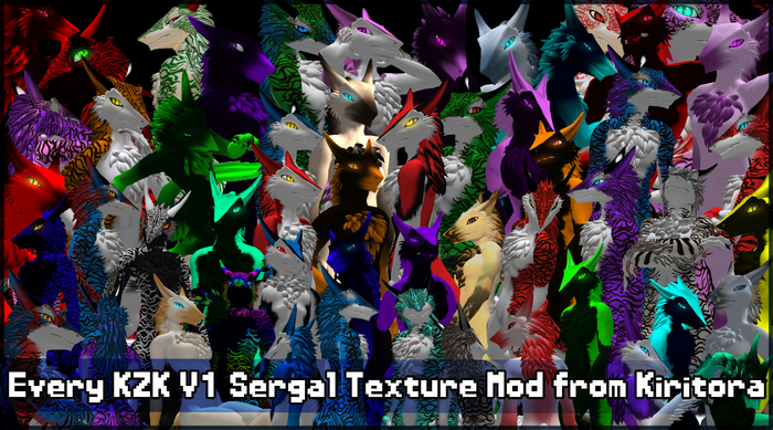 Kiritora's KZK V1 Sergal Mod Collection