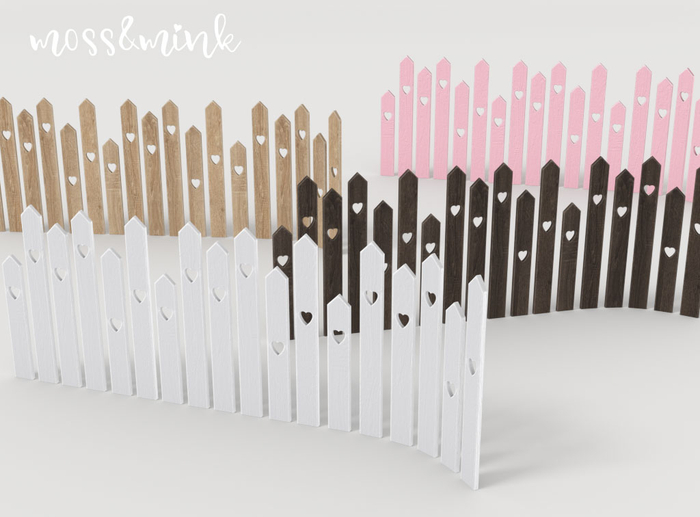 {moss&mink} Heart Fences