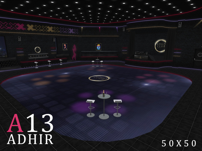A13 - [Red & Purple] - Disco Club & Dance Club - [ADHIR]- BOX