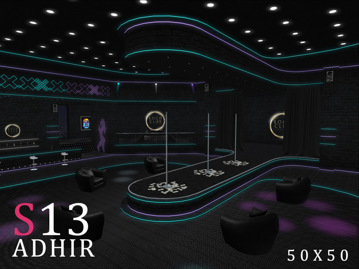S13 - [Teal & Purple] - Night Club & Dancers Club -[ADHIR]- BOX