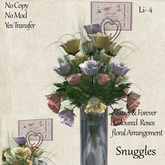 Always Forever Coloured roses floral arrangement