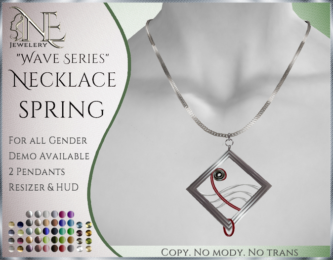 !! NE! Necklace "Spring"  (DEMO)