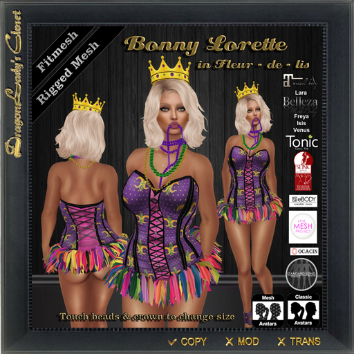 Bonny Lorette in Fleur-de-lis