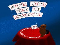  BIRTHDAY, REZDAY, I LOVE YOU, WELCOME HOME, 75 SEC MAGICAL TRICKS PERFORMED  TEDDY BEAR - Great Teddini