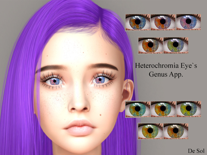 Heterochromia Eye`s Genus App.