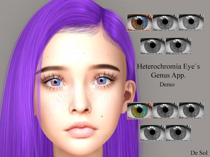 Heterochromia Eye`s Genus App. Demo