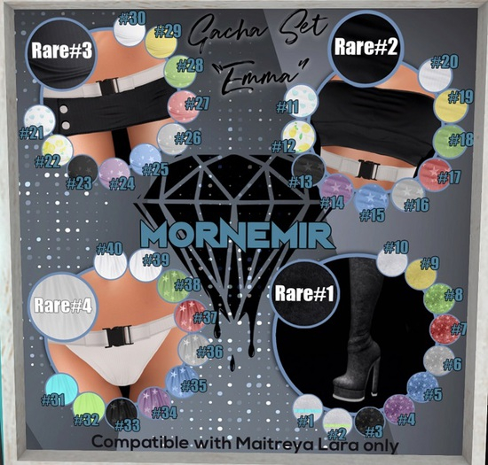 MoRnemiR - Gacha Set "Emma" -Rare#1 MAITREYA