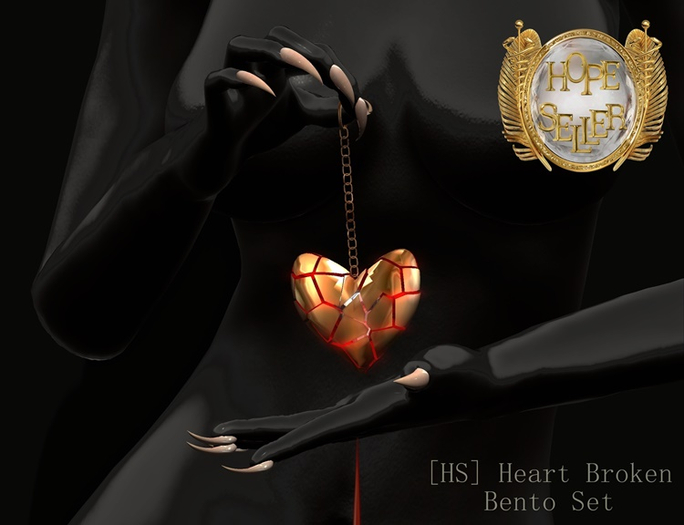 [HS] Heart Broken Bento Set [Blood Drip]
