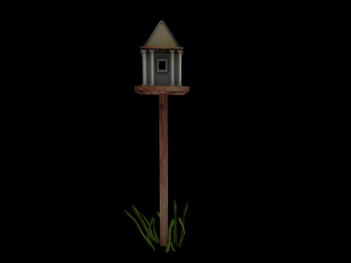 Landmark Giver - Bird House w/ Columns (M/T) 