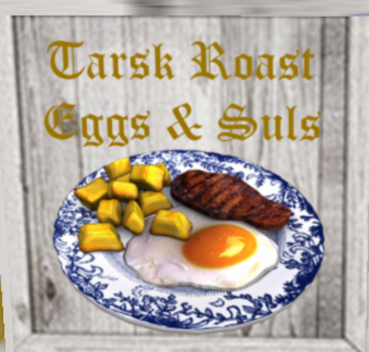 tarsk  roast with egg and suls x 20