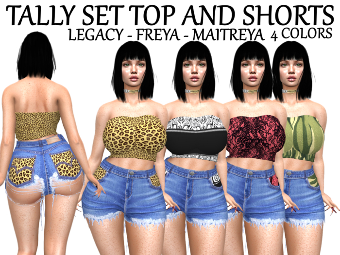 TALLY SET TOP AND SHORTS LEGACY - FREYA - MAITREYA