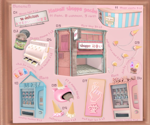 11 Kawaii Shoppe - counter / SHOP /RARE