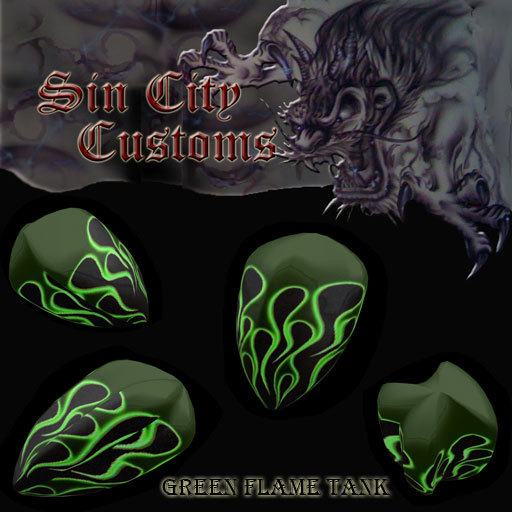 Green Flame Tank