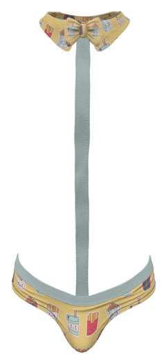 RIOT / Valentino Mini Suit - Pattern - Snack Yellow