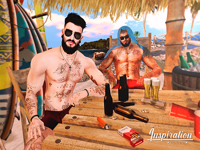 Inspiration - Poses Men Beach