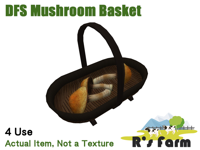 DFS Mushroom Basket (Actual Item Not a Texture)