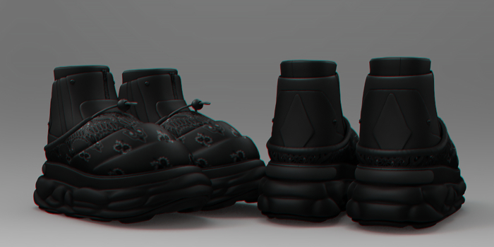 //O. ALYX 9SM - BOOTS  /BLK.BANDANA