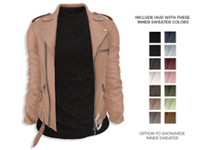 MINIMAL - The Biker Jacket Beige